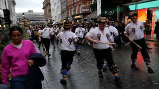 The Morris Dancers in Covent Garden London Saturday 21st October 2023 [upl. by Ervine]