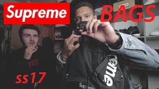 Supreme SS17 Waist Bag Backpack amp Duffle Bag Review  Quick Look [upl. by Enid]