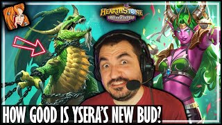 YSERA’S HAS A NEW BUDDY  Hearthstone Battlegrounds [upl. by Hulburt140]