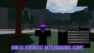 The Strongest Battlegrounds OP FREE   AimBot  Walkspeed amp  More Mobile Script  PASTEBIN [upl. by Aubine112]