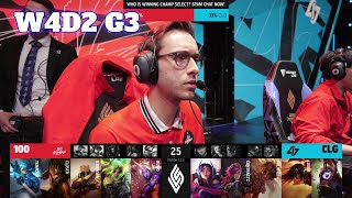 100 vs CLG  Week 4 Day 2 S13 LCS Spring 2023  100 Thieves vs CLG W4D2 Full Game [upl. by Anaud]