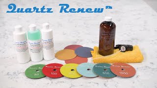 How To Restore Repair Polish amp Refresh Any Quartz Countertop with Quartz Renew™ [upl. by Samot]