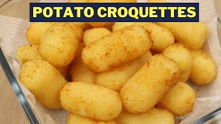 Simple and Easy Potato Croquettes  Potato Recipes [upl. by Sirrep465]