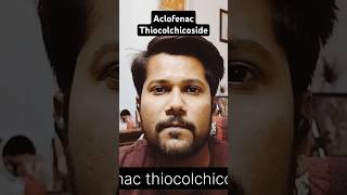 aceclofenac thiocolchicoside tablets uses in hindi painrelief [upl. by Gnel834]