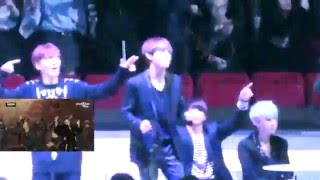 BTS amp TTS ft Exo Reaction to Bigbang MAMA 2015 Fancams Part 1 [upl. by Nuahc]