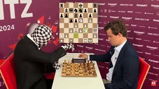 Rey Enigma vs Magnus Carlsen jugando un sistema Colle [upl. by Volnay566]