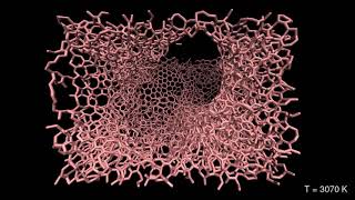 Generation of amorphous carbon structure using the liquid quench method  LAMMPS with reaxff [upl. by Dhu870]