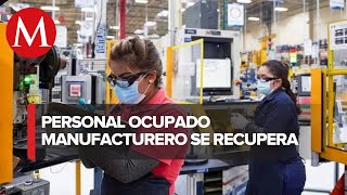 Personal ocupado en manufacturas se recuperó en enero aumentó 01 [upl. by Adnorehs325]