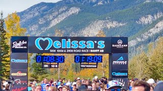 Melissas Road Race in Banff of Canada  Canada 第四十五屆班夫「瑪麗沙慈善公路賽」 半馬21k  510K  Half Marathon [upl. by Wyn163]