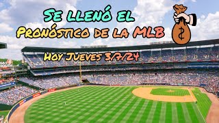 Pronósticos DeportivosMLBBaseball hoy Miércoles 3724 🍀y🙏 [upl. by Yziar]