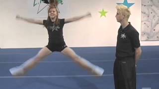 Basic Jumps Tuck and Spread Eagle  Cheerleading Drills [upl. by Donall]