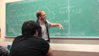 Poncelets theorem  a talk by Prof Joe Harris [upl. by Nodnahs726]