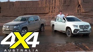 2019 MercedesBenz X350d vs Volkswagen Amarok Ultimate 580  4X4 Australia [upl. by Nett]