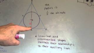 Radius of Inscribed Circle Theorem Geometry 194 [upl. by Philcox]