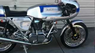 Ducati 900 SS Bevel engine start beautiful Bike [upl. by Kingsley]