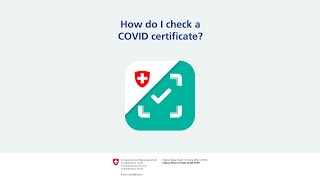 How do I check a COVID certificate [upl. by Meter246]