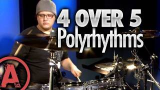 4 Over 5 Polyrhythms  Advanced Drum Lessons [upl. by Deehan222]