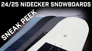 Sneak Peek Of The 2425 Boards From Nidecker [upl. by Dieterich]