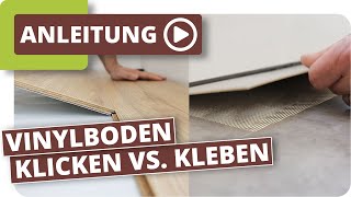 Vinylboden klicken oder kleben [upl. by Nnasor]