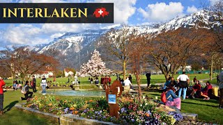 Interlaken  Top Tourist Destination in Switzerland  Casino Kursaal  Yash Chopra Statue  Alps [upl. by Edora407]