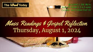 Todays Catholic Mass Readings amp Gospel Reflection  Thursday August 1 2024 [upl. by Adyaj515]