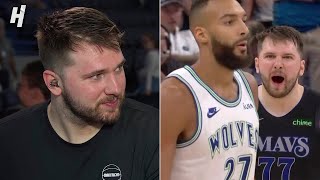 Luka Doncic joins Inside the NBA reacts to his GameWinner in Game 2 [upl. by Airdnahs377]