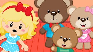 Goldilocks and the Three Bears SONG A Nursery Rhyme Song for Kids [upl. by Niffirg650]