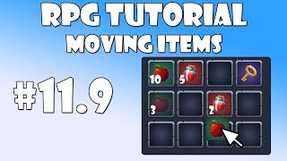 119 Unity RPG Tutorial  Moving items [upl. by Mungam]