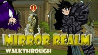 AQW Mirror Realm FULL Walkthrough Battleoff amp Brightfall [upl. by Annatnom]