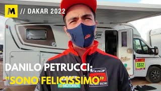 Dakar 2022 Danilo Petrucci quotSono felicissimoquot [upl. by Aihsila]