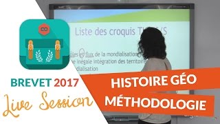 Brevet 2017  Méthodologie pour lHistoire Géo en live avec digiSchool [upl. by Yc]