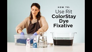 How to Use Rit ColorStay Dye Fixative [upl. by Curley]