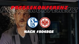 Pressekonferenz nach Schalke 04  Eintracht Frankfurt [upl. by Arihppas938]