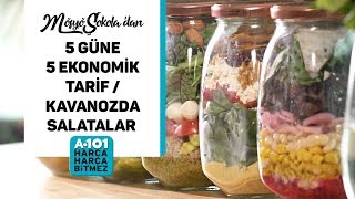 5 Güne 5 Ekonomik Tarif  Kavanozda Salatalar  A101 [upl. by Laise826]