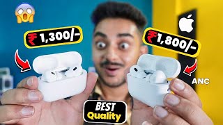 😍 Best Airpods Pro 2 Clone with ANC GPS amp Wireless Charging Case  ANC vs Non ANC [upl. by Kendre]