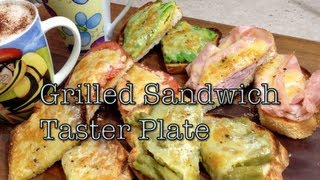 Grilled Cheese Sandwich Taster Plate Video Recipe cheekyricho [upl. by Selena]