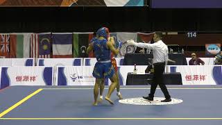 HYX 16th World Wushu Championships Sanda Mens 65KG  Philippines vs Macau [upl. by Ssilb]