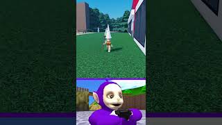 Tinky Winky Escape From Green Wizard Gnome Part 1 shorts [upl. by Doelling]