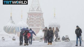 Russia Winter Siberia experiences extreme weather conditions [upl. by Ecallaw]