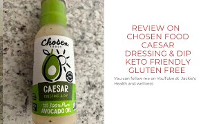 Review on Caesar dressing amp dip glutenfreeketoketodietdressingnongmohealthylifestyle [upl. by Julissa]