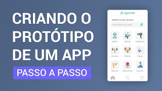 Como criar o protótipo completo de uma aplicação usando o Figma app da Semana Mobile [upl. by Nolie]