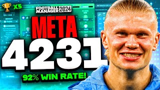 New META 4231 FM24 Tactics  Best FM24 Tactics For PC Console And Mobile [upl. by Anyd]