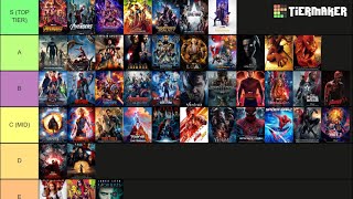 Marvel Movies amp Shows Tier List  This Kids Opinion [upl. by Kcirdderf]