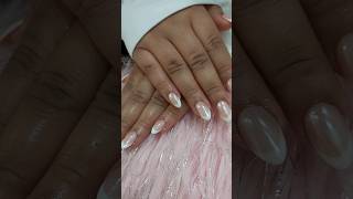 chrome nails nails chrome nailart [upl. by Gregoor446]