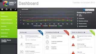 The Dashboard  Quality Management System  Direct 9001 help [upl. by Lodnar]