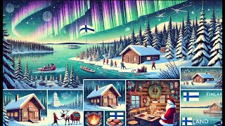 Discover Finland Northern Lights Saunas and Santa Claus [upl. by Neelahs]