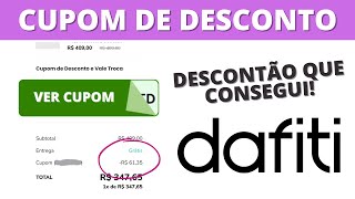 CUPOM DE DESCONTO DAFITI SETEMBRO 2024 🔥🔥🔥 COMPRAS NA DAFITI SITE DA DAFITI É CONFIÁVEL NOVIDADES [upl. by Wiener]