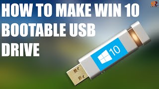 Make a Windows 10 bootable USB Flash Drive for FREE using PowerISO [upl. by Nehr]