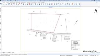 Allplan QuickStart Lektion 3  Import Lageplan 22012018 [upl. by Schacker]