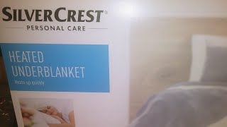 Silvercrest Heated underblanket 60w🌜 [upl. by Feingold]